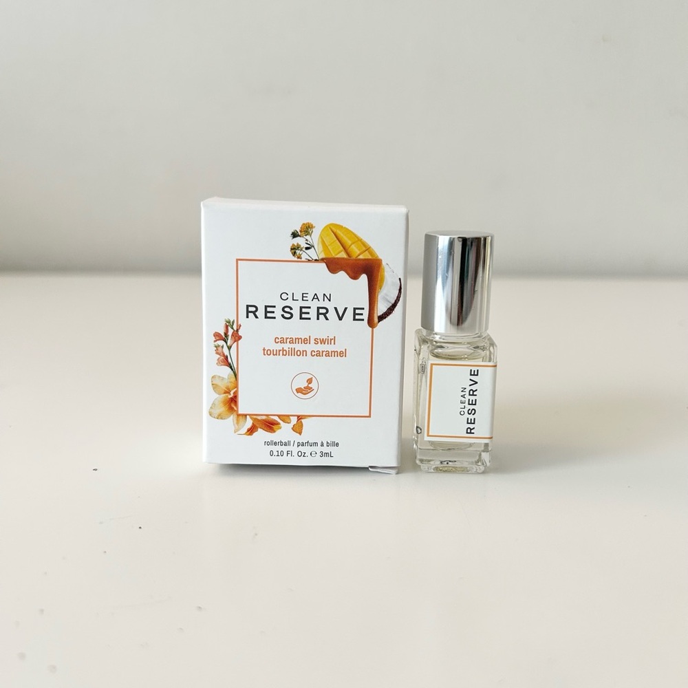 🌸CLEAN RESERVE Caramel Swirl with Mango EDP Rollerball Deluxe Mini 3 mL